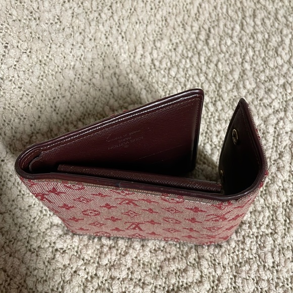 Authentic Louis Vuitton logo wallet monogram mini Lin - Picture 4 of 11